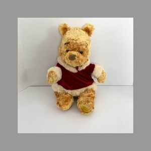 Holiday Disney Collectable Christmas Santa Pooh Bear